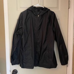 LL Bean rain jacket Women’s XL Black
